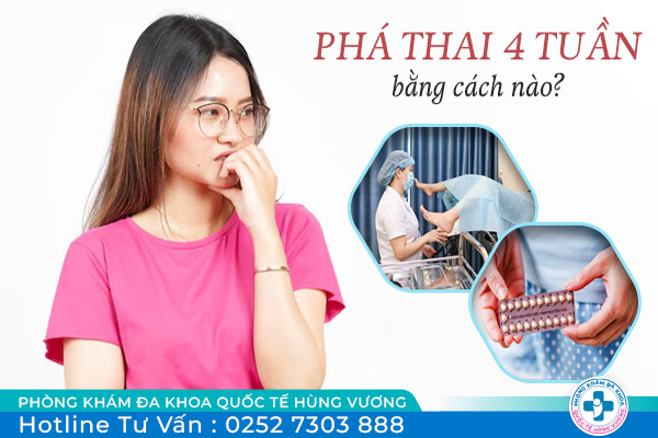 Cách phá thai 4 tuần và quy trình thực hiện chuẩn y tế